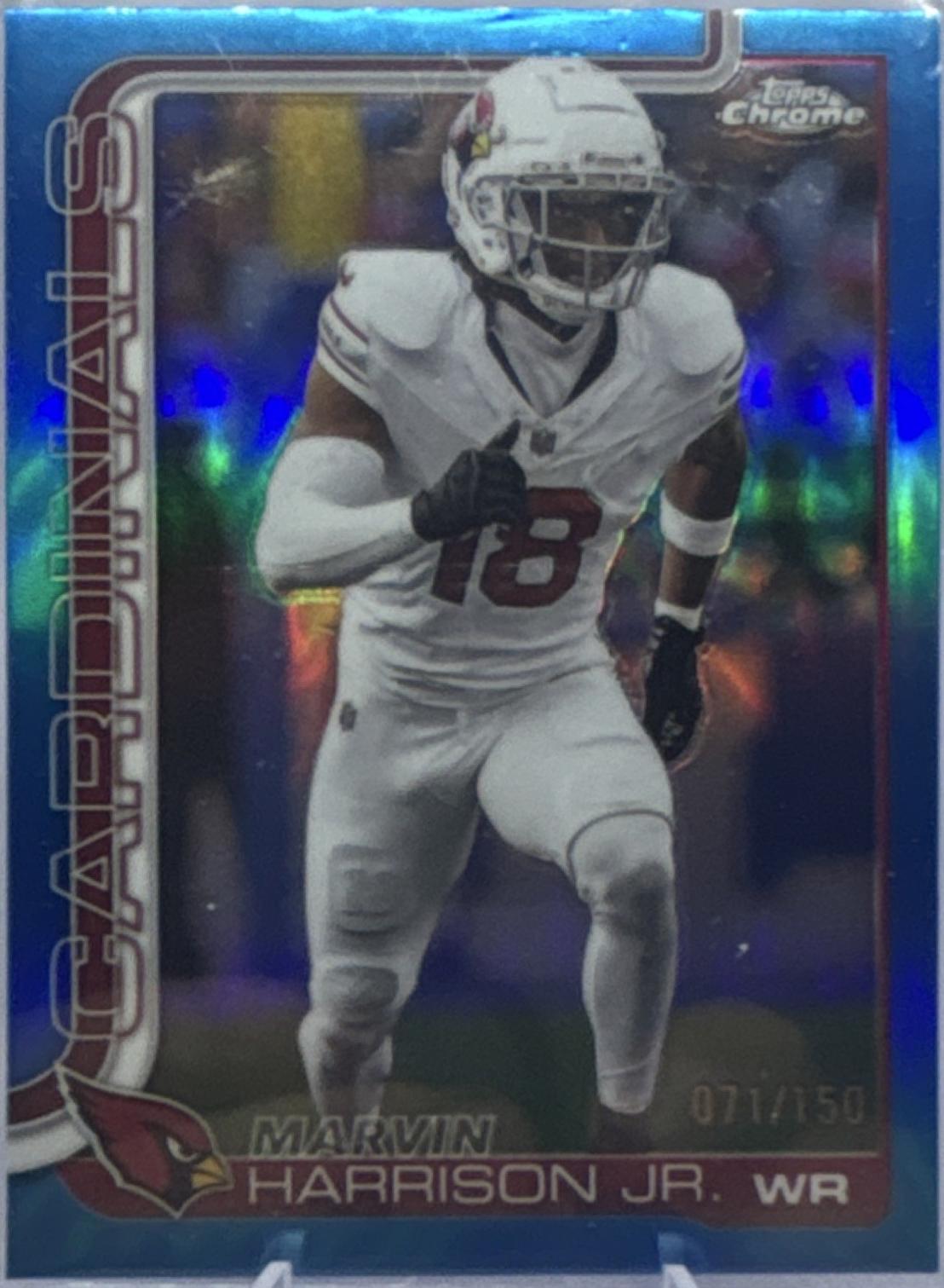 Marvin Harrison Jr. [Blue Refractor] #1