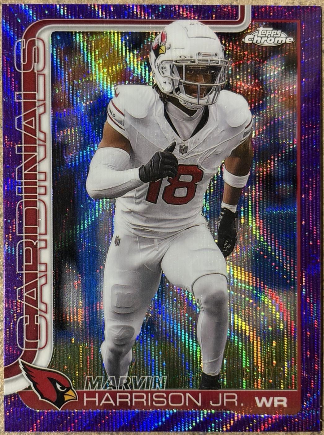 Marvin Harrison Jr. [Purple Wave Refractor] #1
