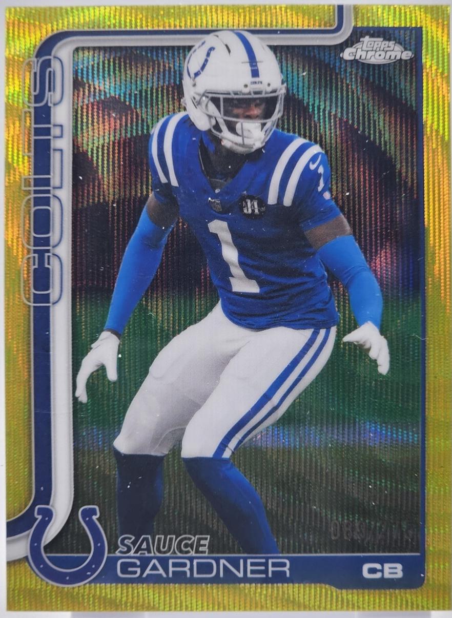 Sauce Gardner [Yellow Wave Refractor] #242