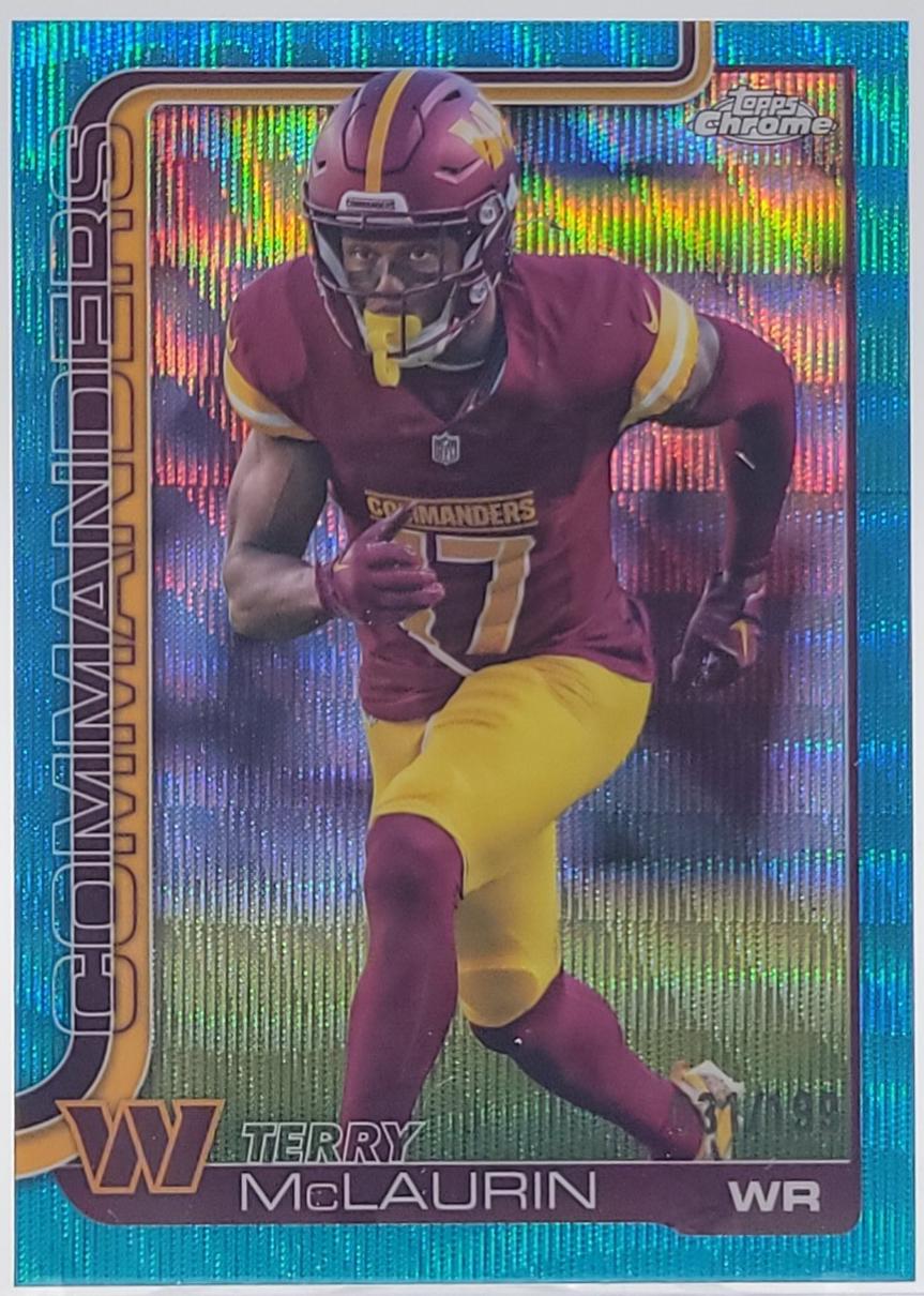 Terry McLaurin [Aqua Wave Refractor] #208