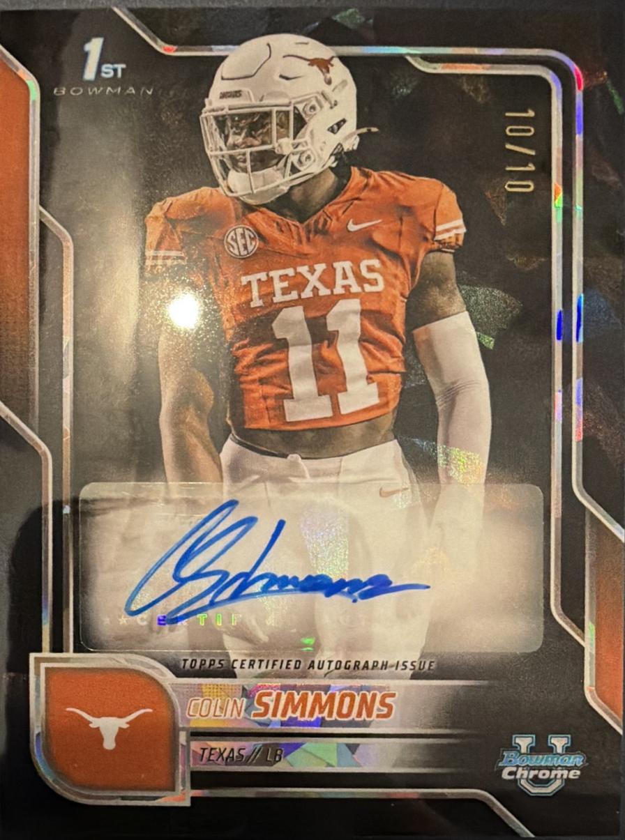 Colin Simmons [Black Refractor] #BCA-CS