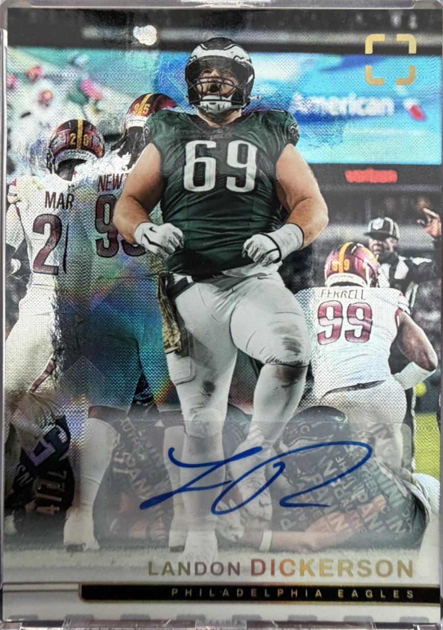 Landon Dickerson [White Autograph] #21