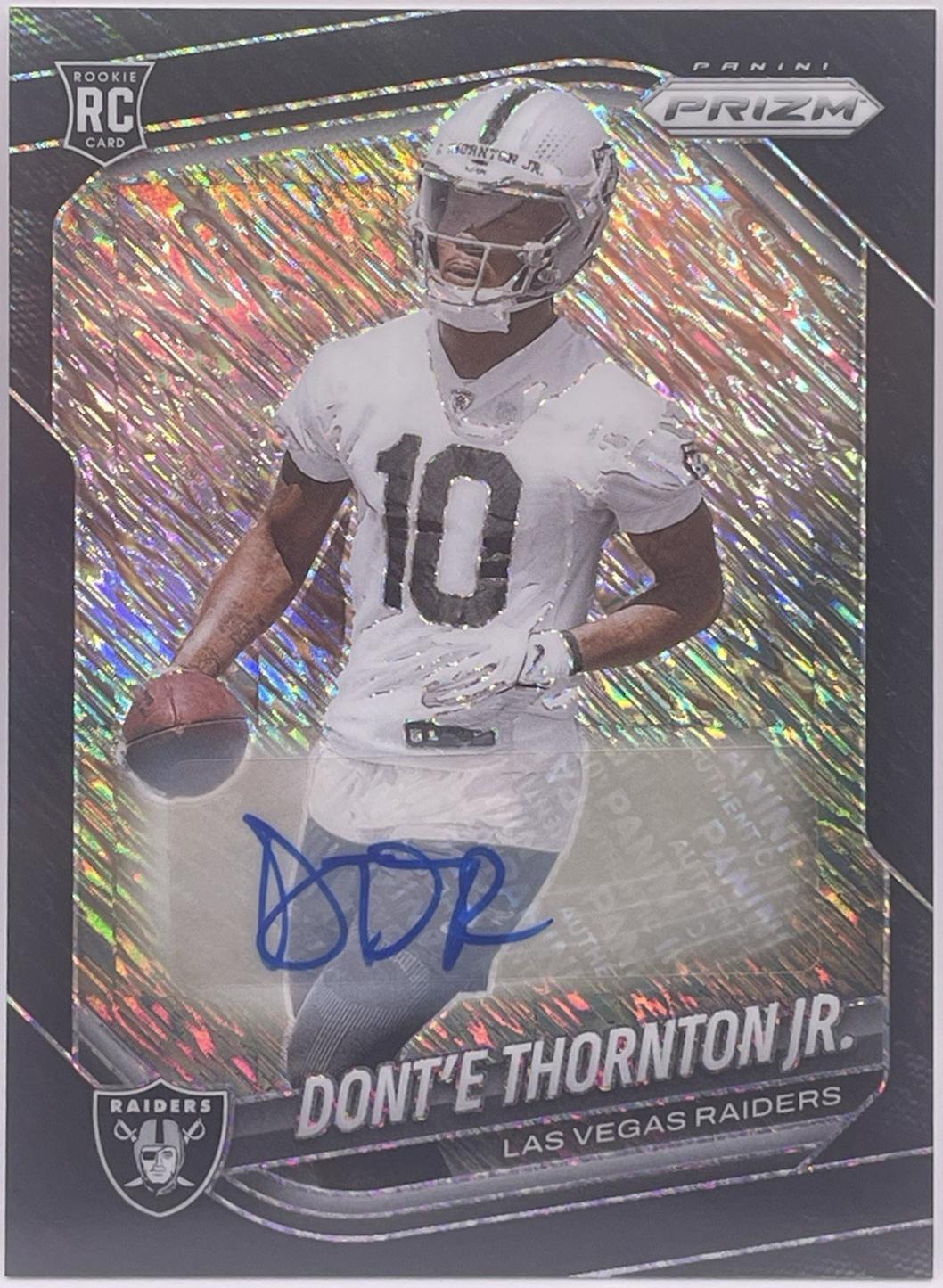 Dont'e Thornton Jr. [Autograph Black Shimmer] #369