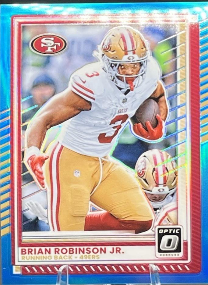 Brian Robinson Jr. [Neon Blue] #25