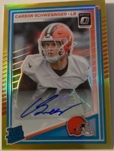 Carson Schwesinger [Gold Autograph] #217