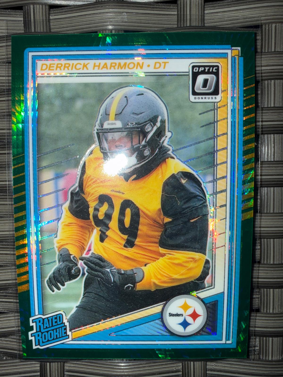 Derrick Harmon [Green Hyper] #257
