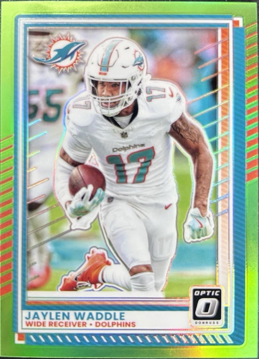 Jaylen Waddle [Neon Green] #160