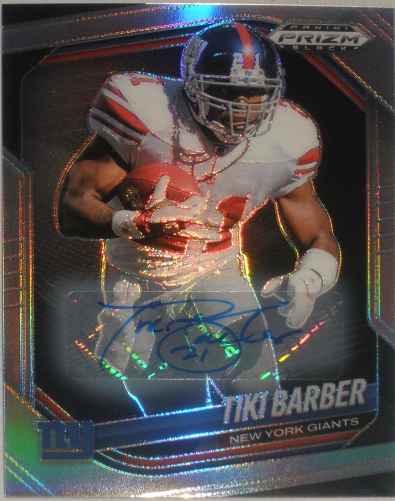 Tiki Barber [Autograph Silver] #104