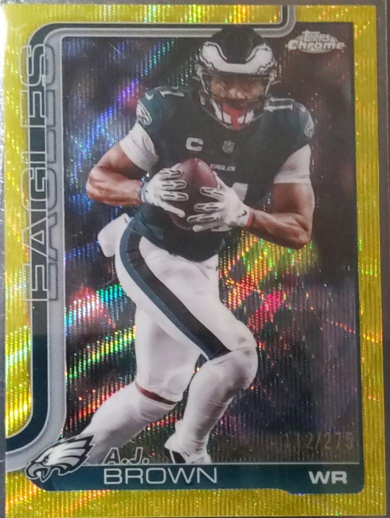 A.J. Brown [Yellow Wave Refractor] #243