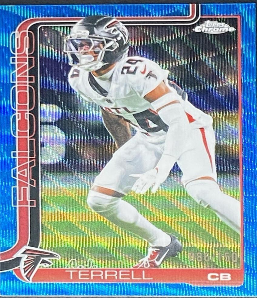 A.J. Terrell [Blue Wave Refractor] #19