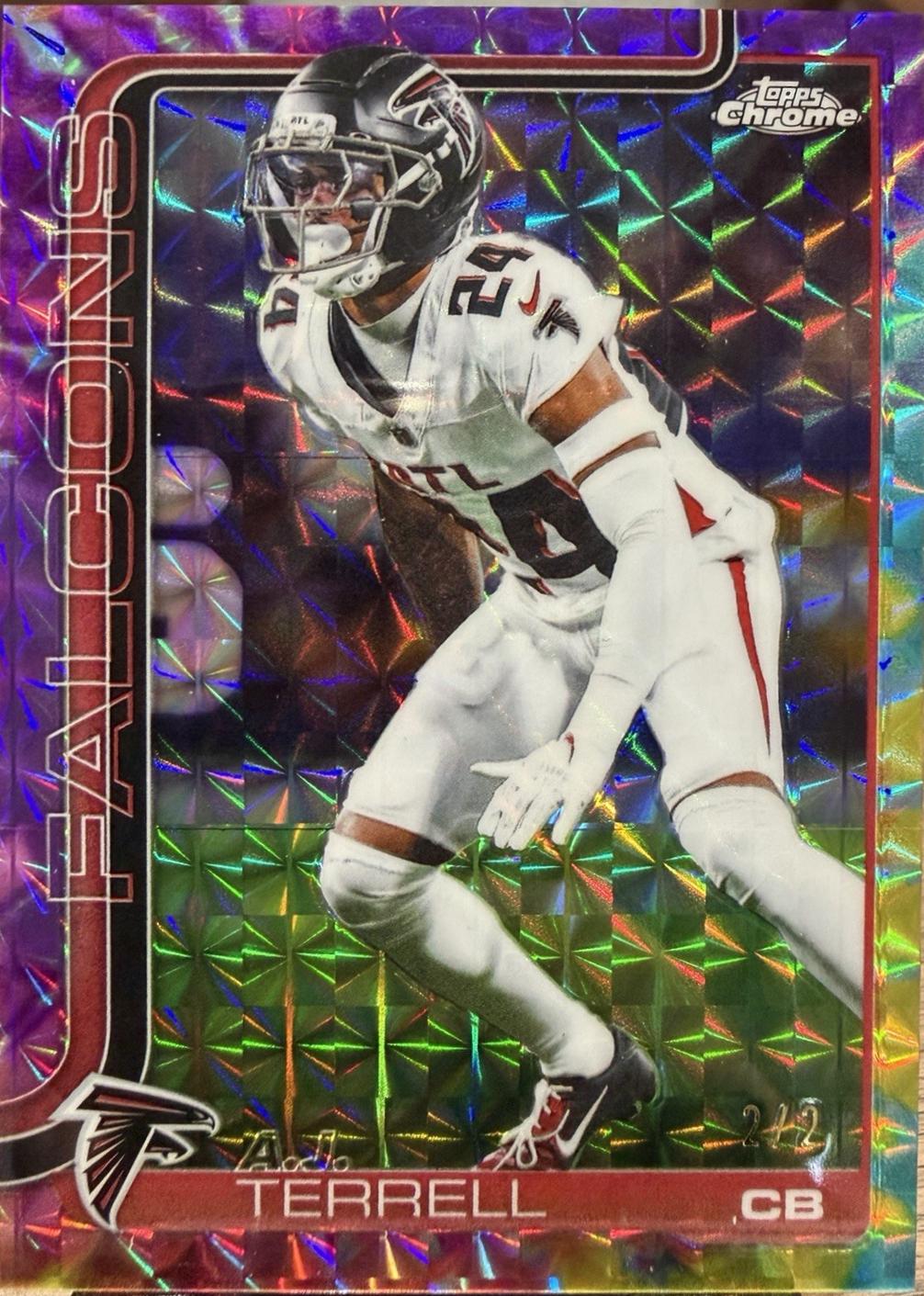 A.J. Terrell [Tie Dye Geometric Refractor] #19