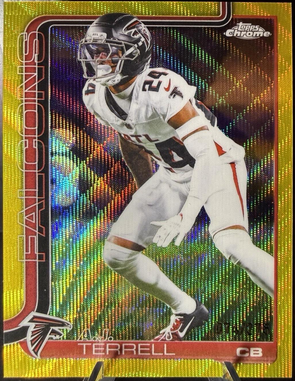 A.J. Terrell [Yellow Wave Refractor] #19