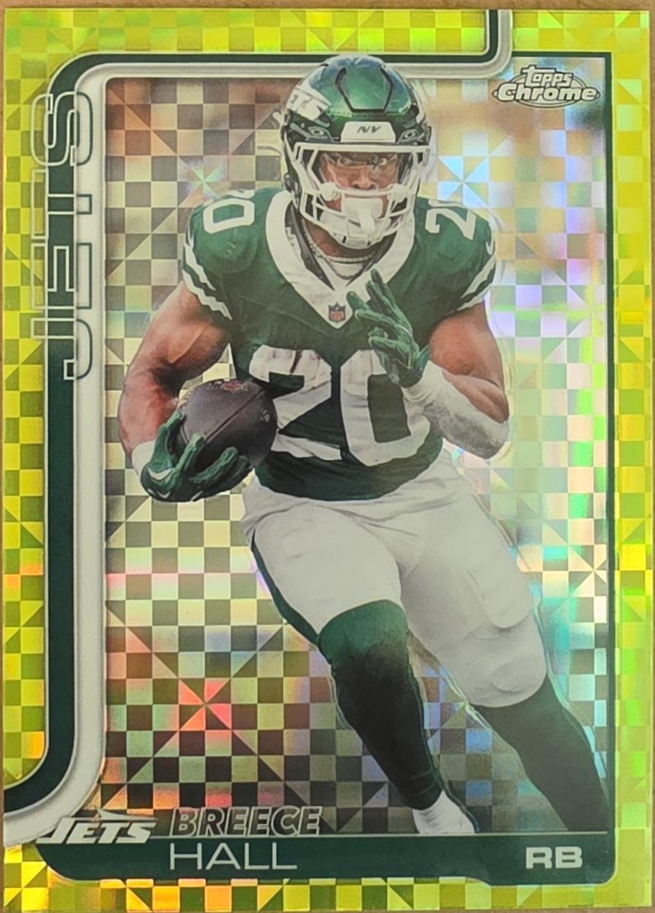 Breece Hall [X-Fractor Green] #238