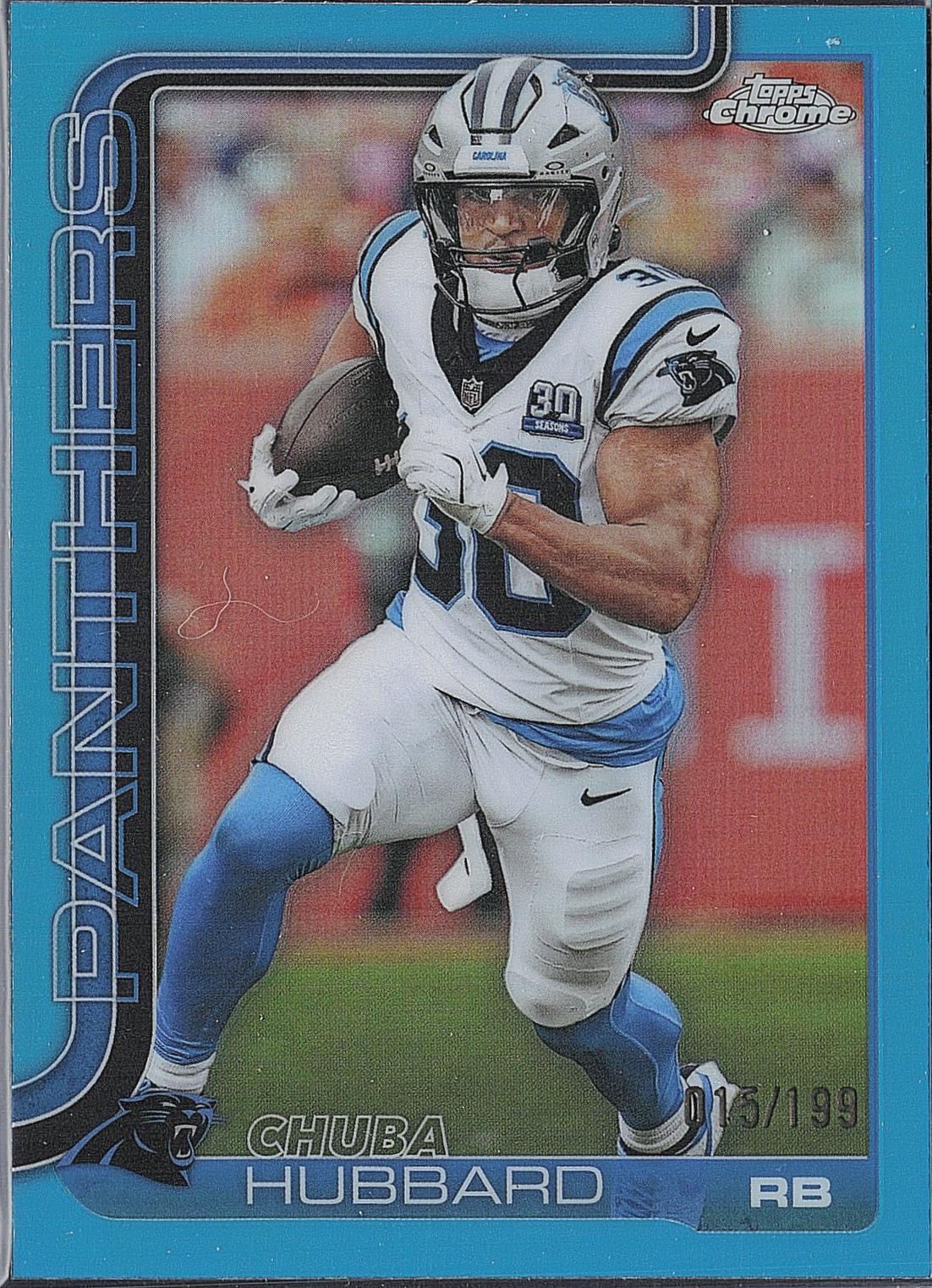 Chuba Hubbard [Aqua Refractor] #42