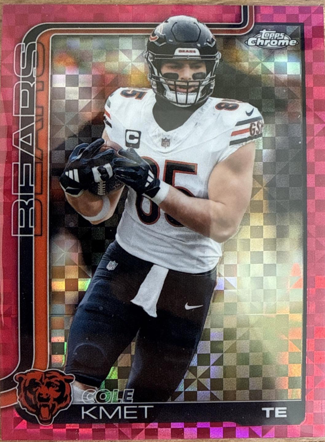 Cole Kmet [X-Fractor Pink] #51