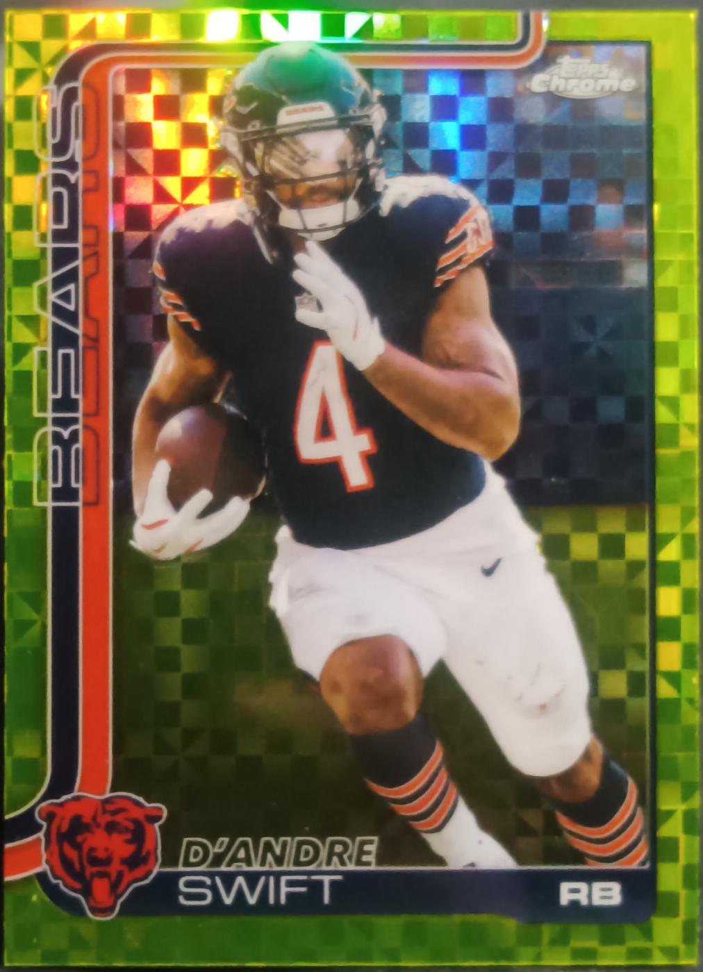 D'Andre Swift [X-Fractor Green] #53