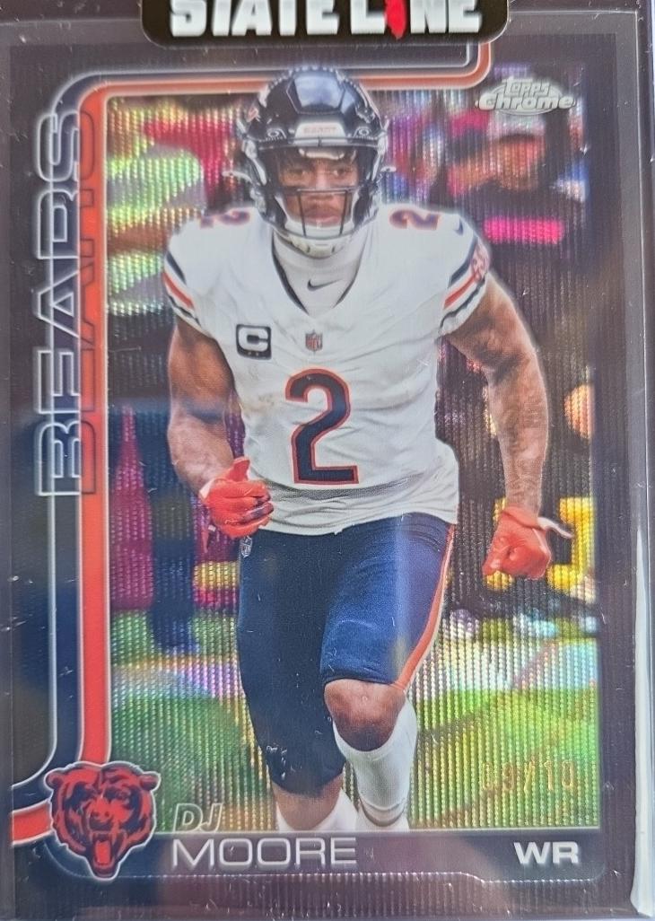 DJ Moore [Black Wave Refractor] #48