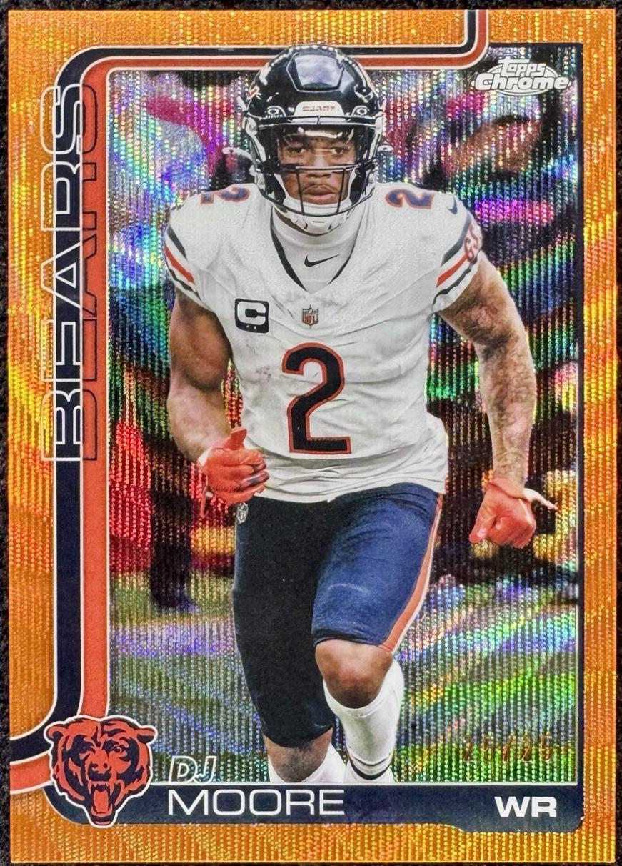 DJ Moore [Orange Wave Refractor] #48