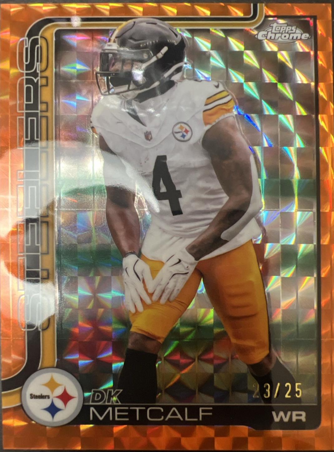 DK Metcalf [Orange Geometric Refractor] #254
