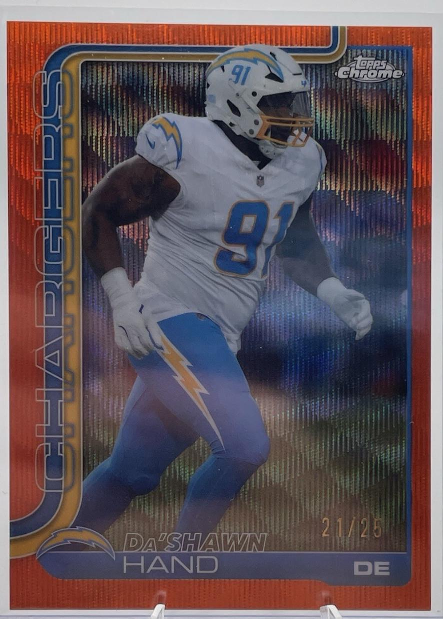 Da'Shawn Hand [Orange Wave Refractor] #164