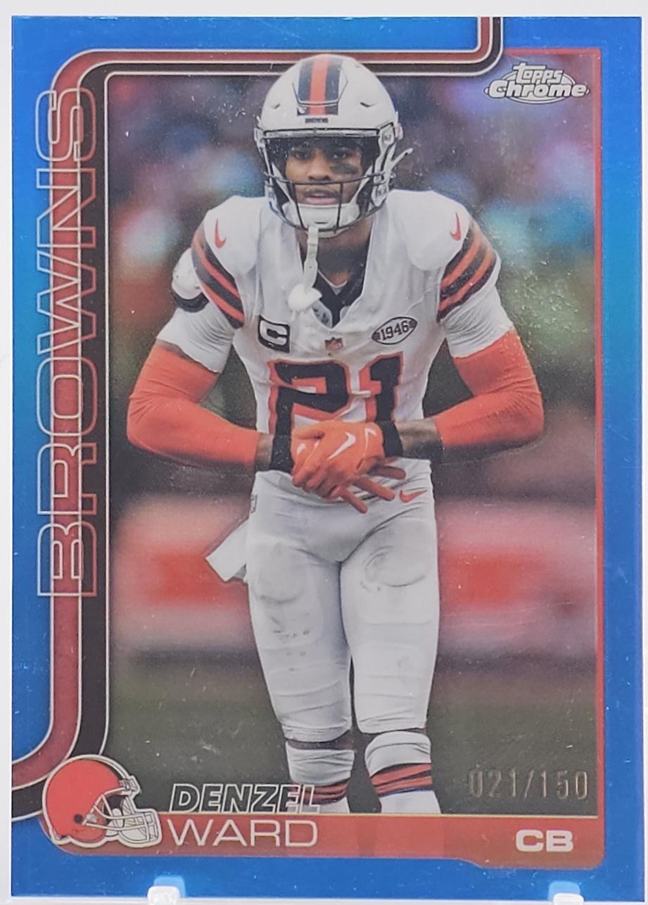 Denzel Ward [Blue Refractor] #74