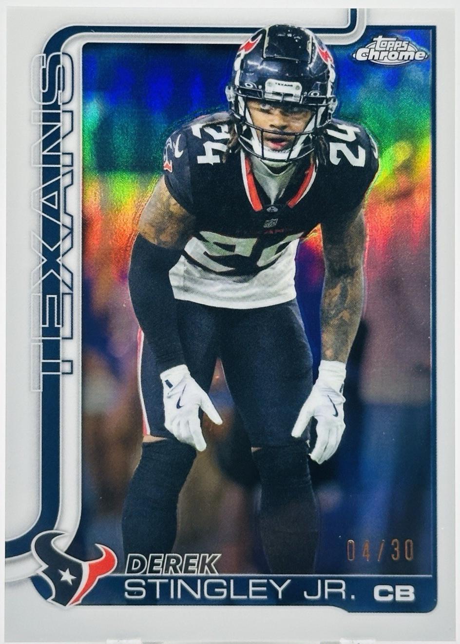 Derek Stingley Jr. [White Refractor] #116