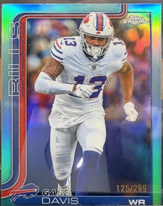 Gabe Davis [Aqua Refractor] #142
