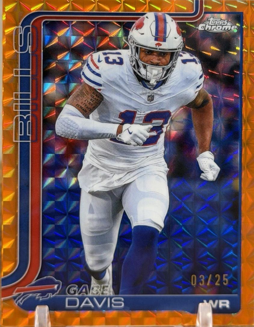 Gabe Davis [Orange Geometric Refractor] #142