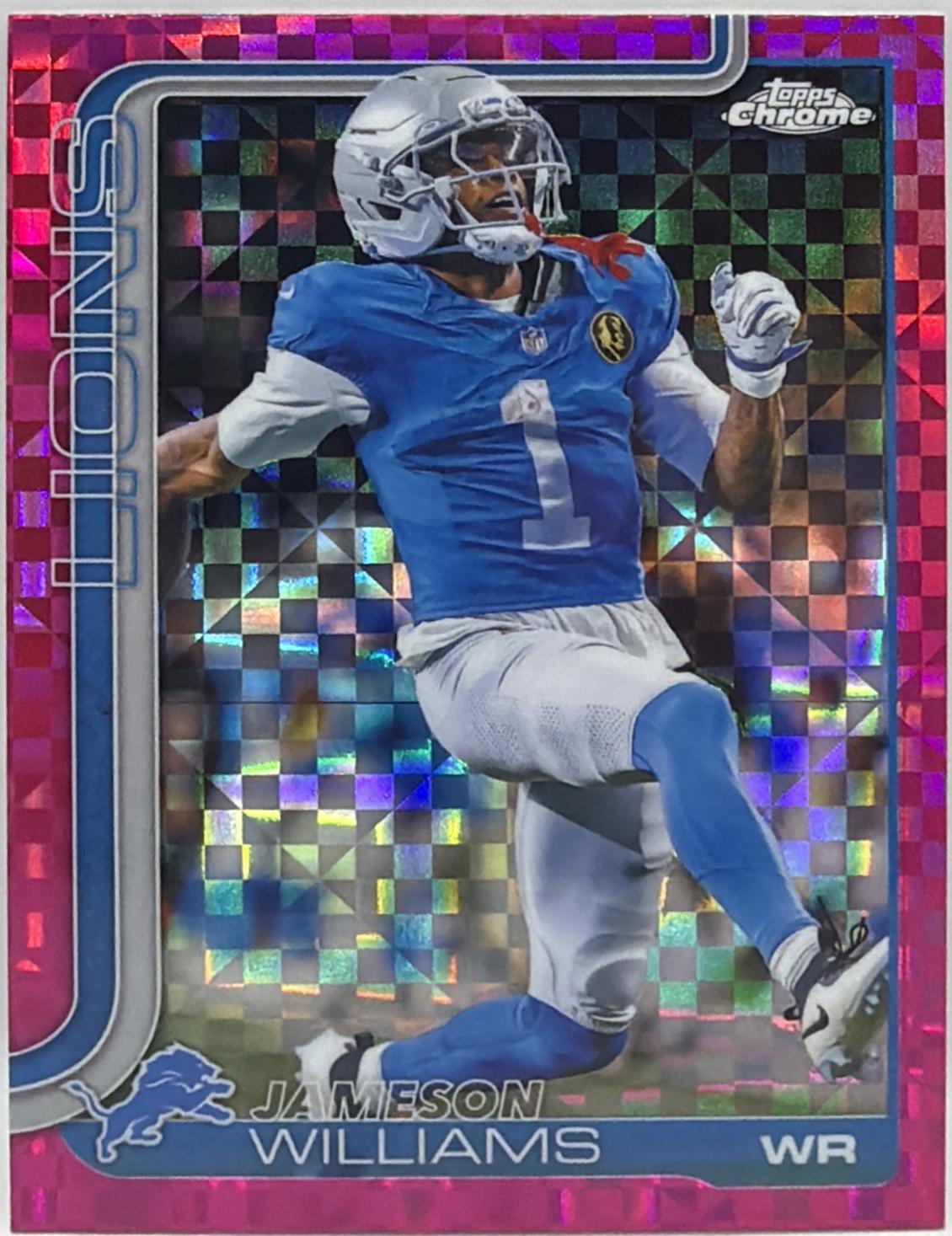 Jameson Williams [X-Fractor Pink] #97