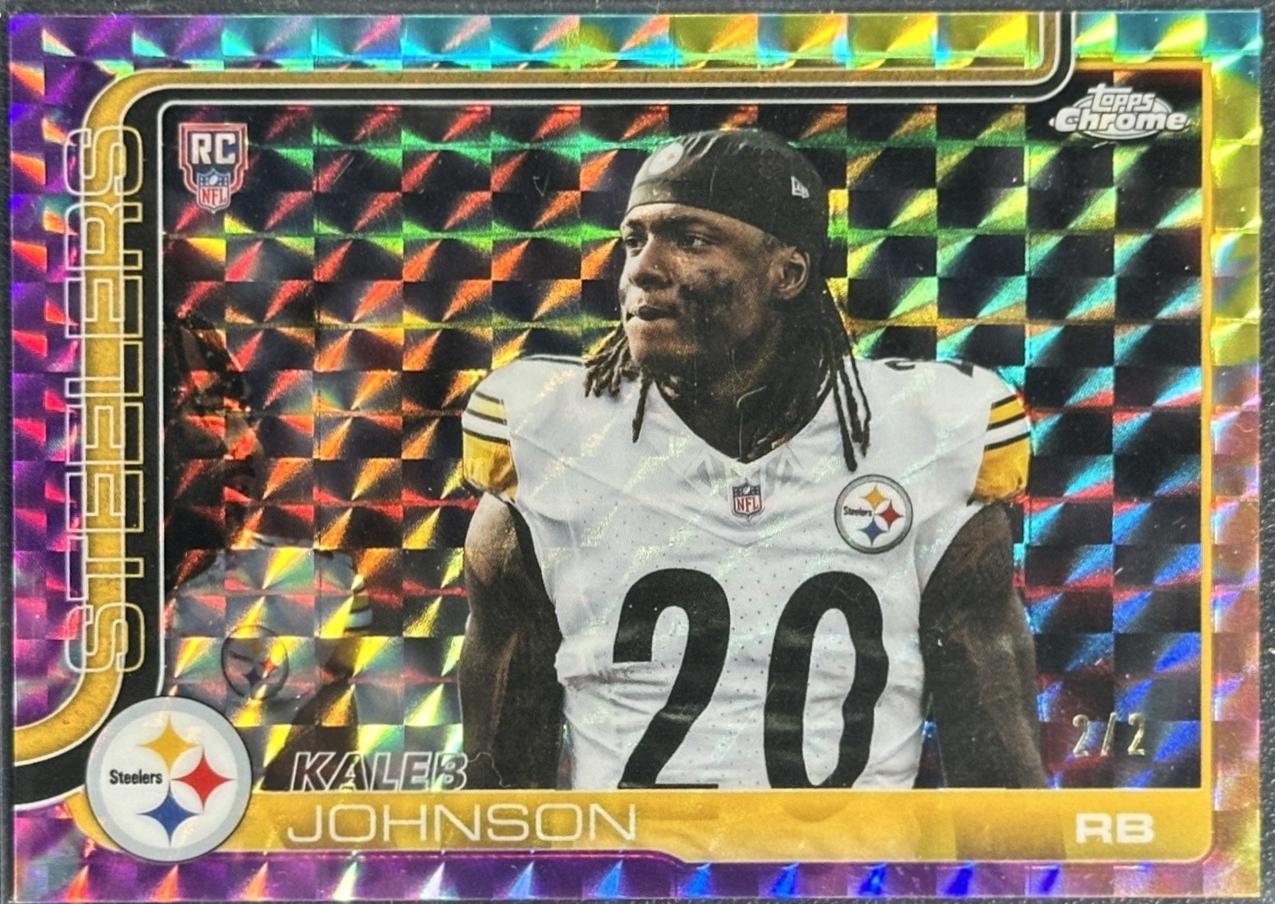 Kaleb Johnson [Tie Dye Geometric Refractor] #323
