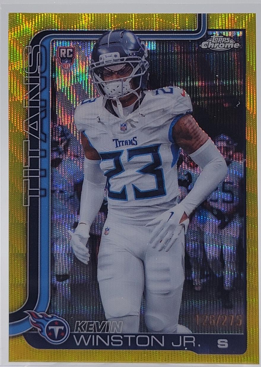 Kevin Winston Jr. [Yellow Wave Refractor] #375