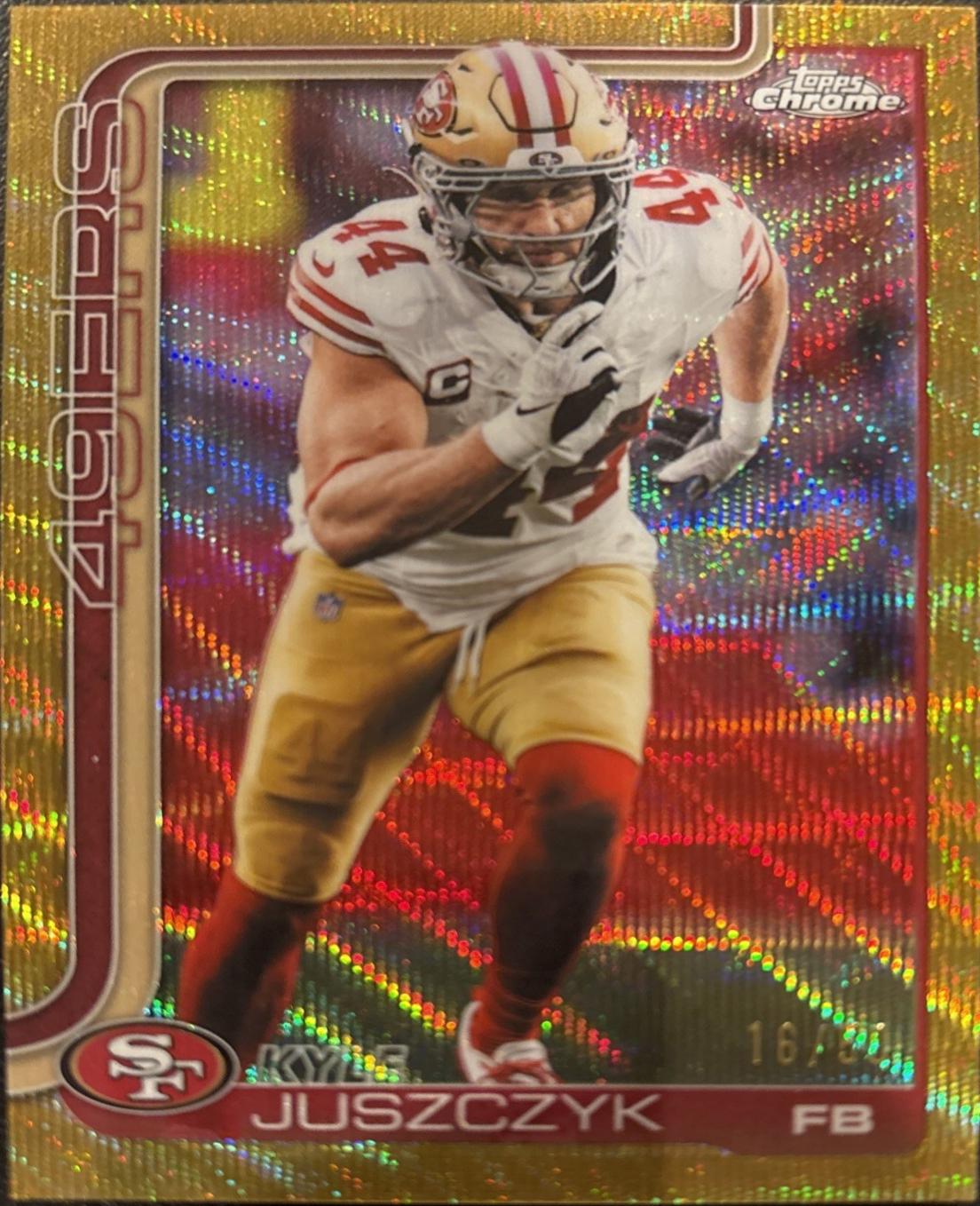Kyle Juszczyk [Gold Wave Refractor] #270