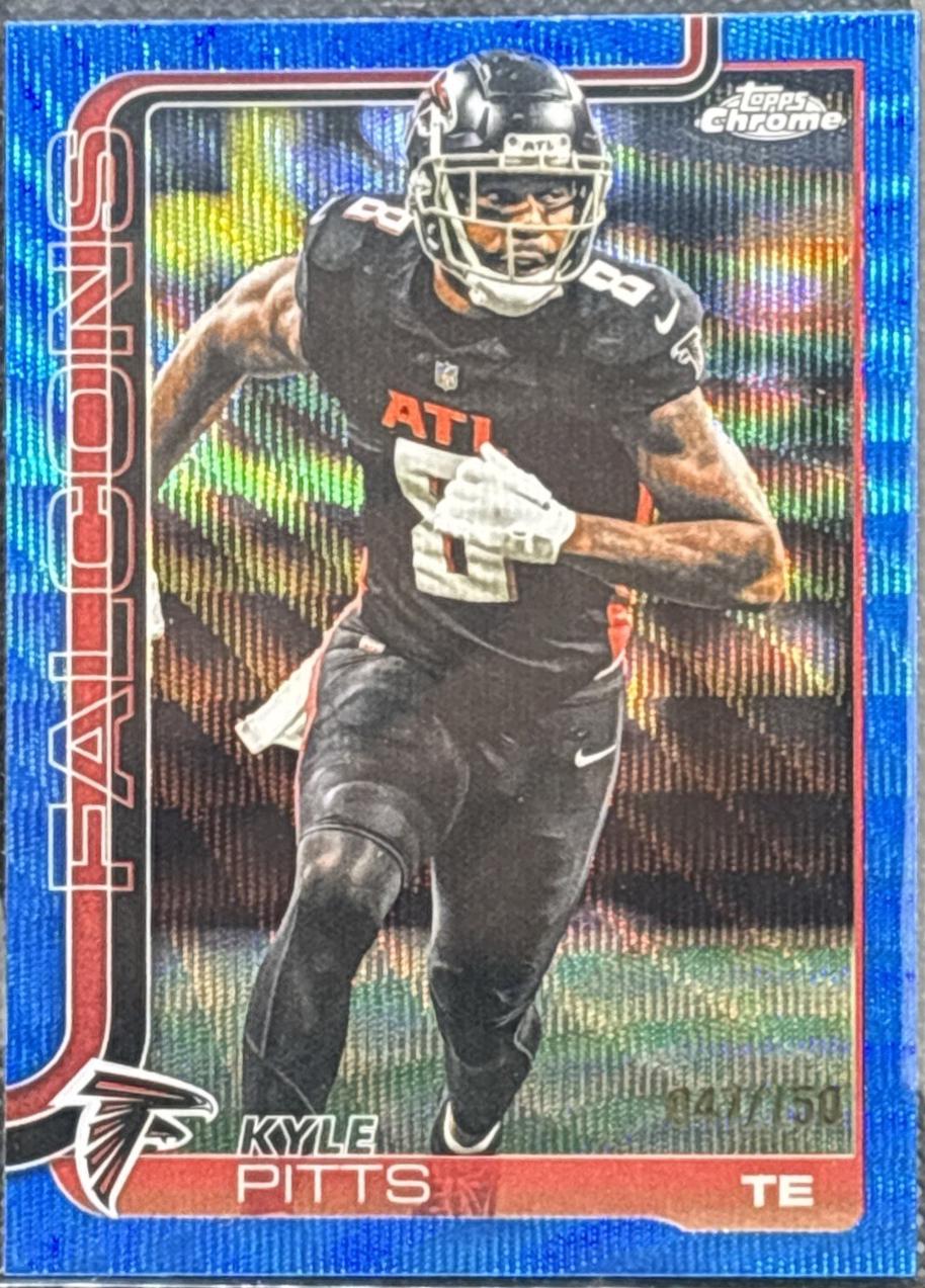 Kyle Pitts [Blue Wave Refractor] #14