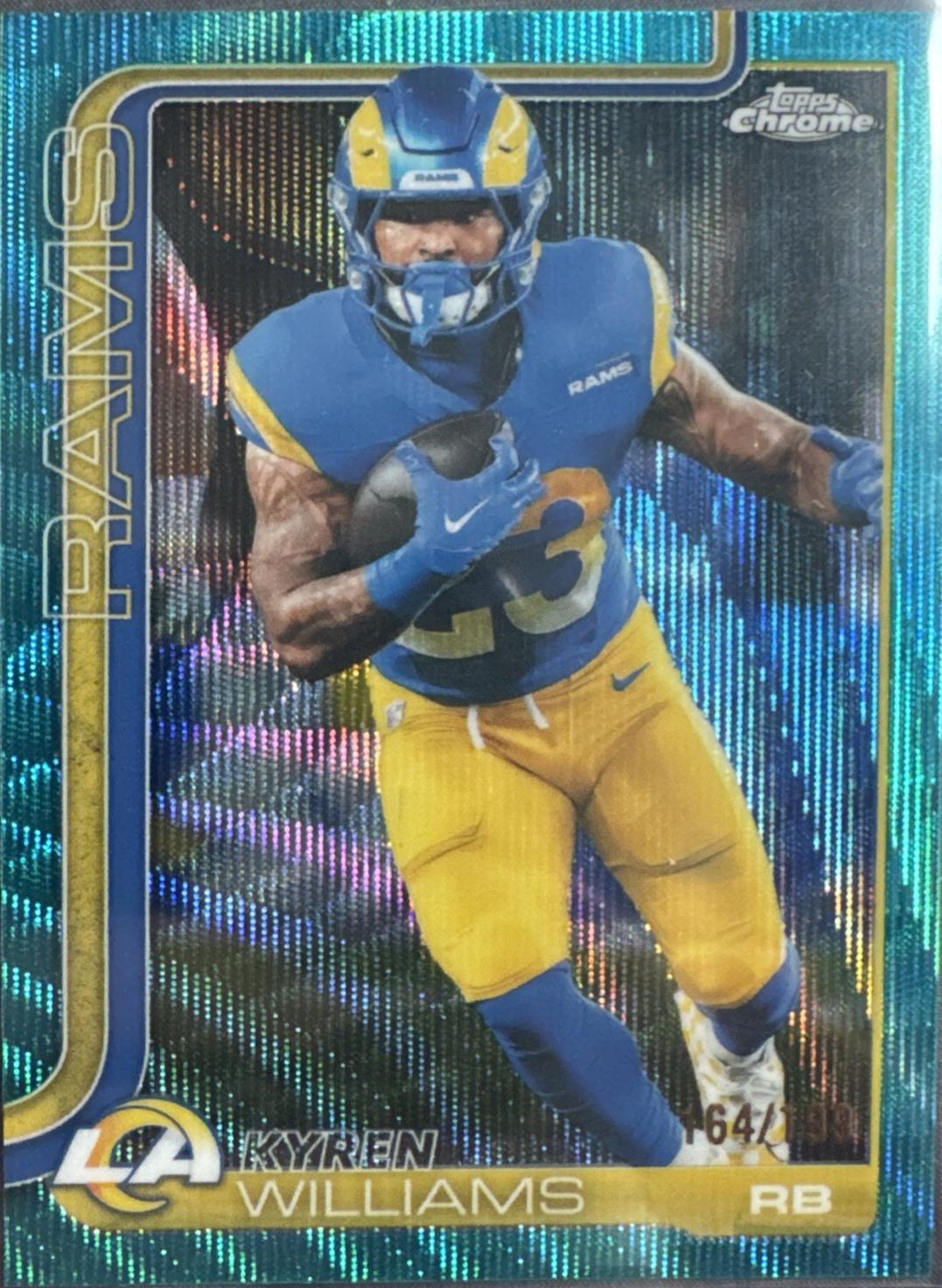 Kyren Williams [Aqua Wave Refractor] #168