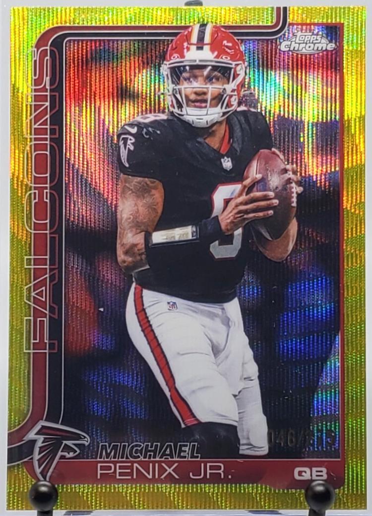 Michael Penix Jr. [Yellow Wave Refractor] #15