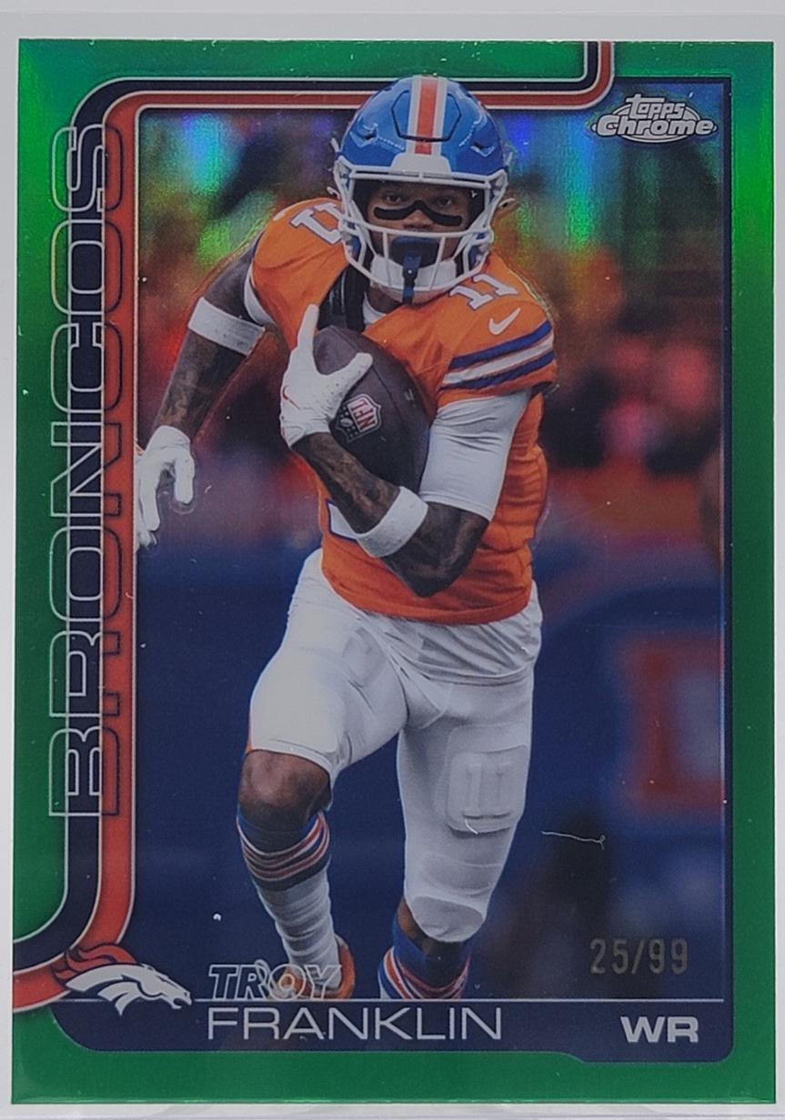 Troy Franklin [Green Refractor] #91