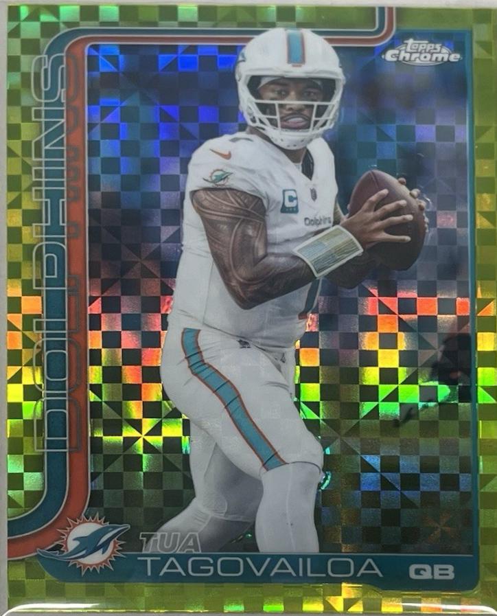 Tua Tagovailoa [X-Fractor Green] #187