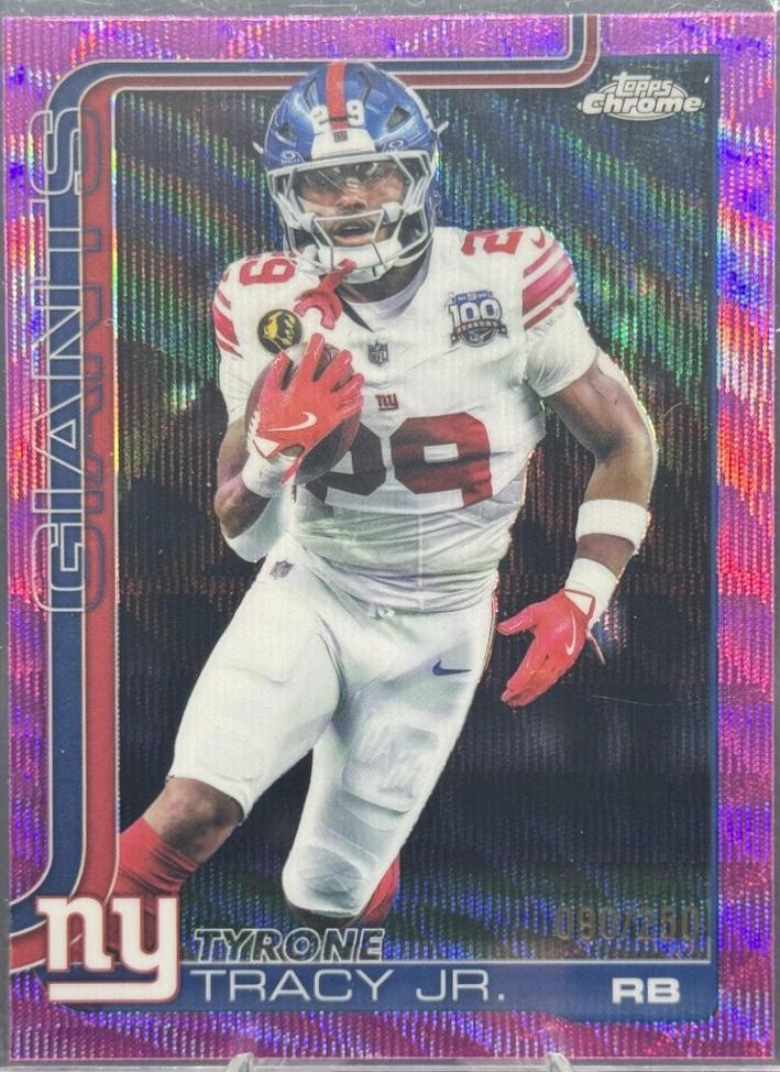 Tyrone Tracy Jr. [Pink Refractor] #228