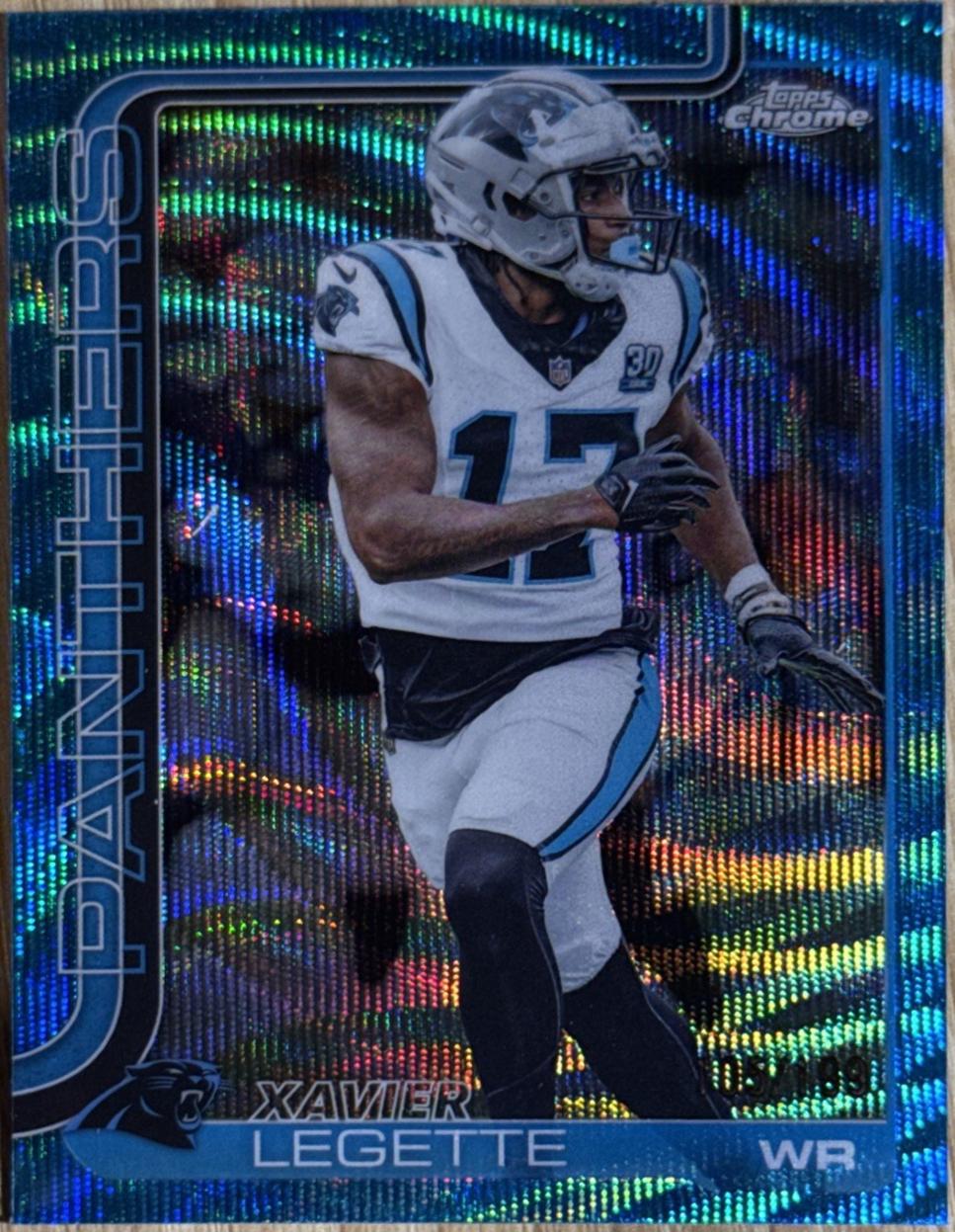 Xavier Legette [Teal Wave] #38