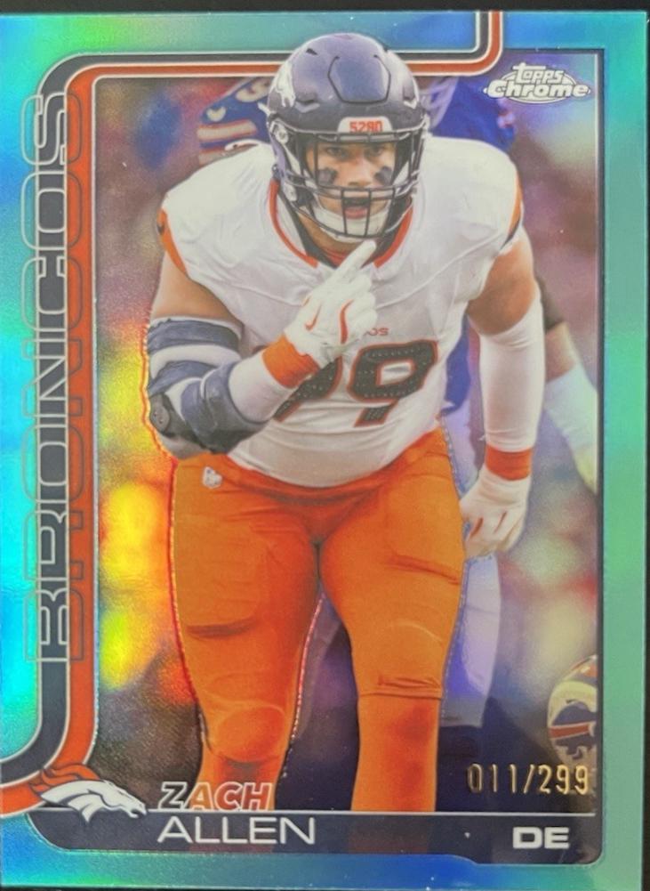 Zach Allen [Teal Refractor] #95