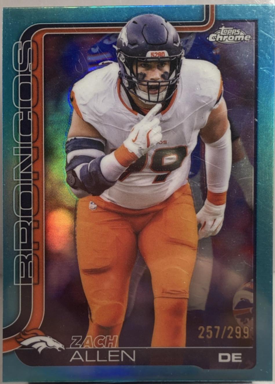 Zach Allen [Teal Wave] #95