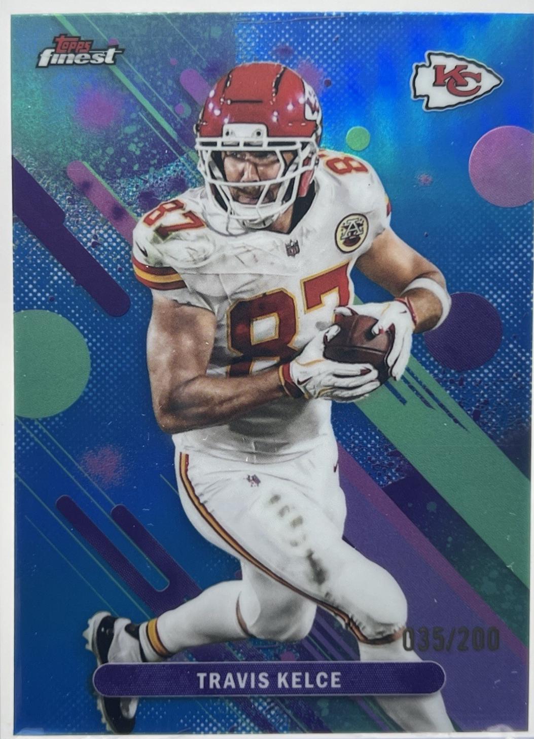 Travis Kelce [Blue Refractor] #94