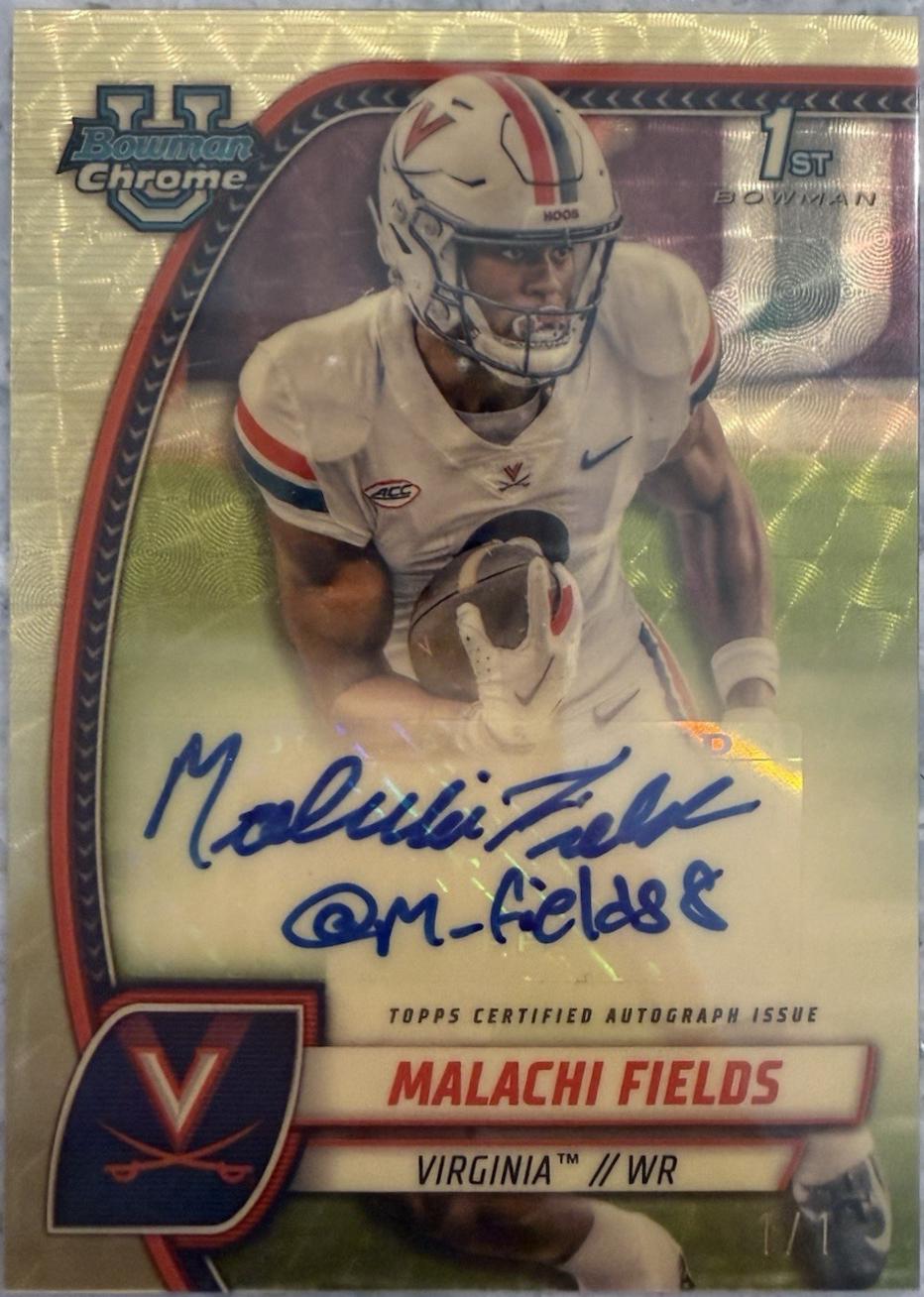 Malachi Fields [Superfractor] #PA-MFI