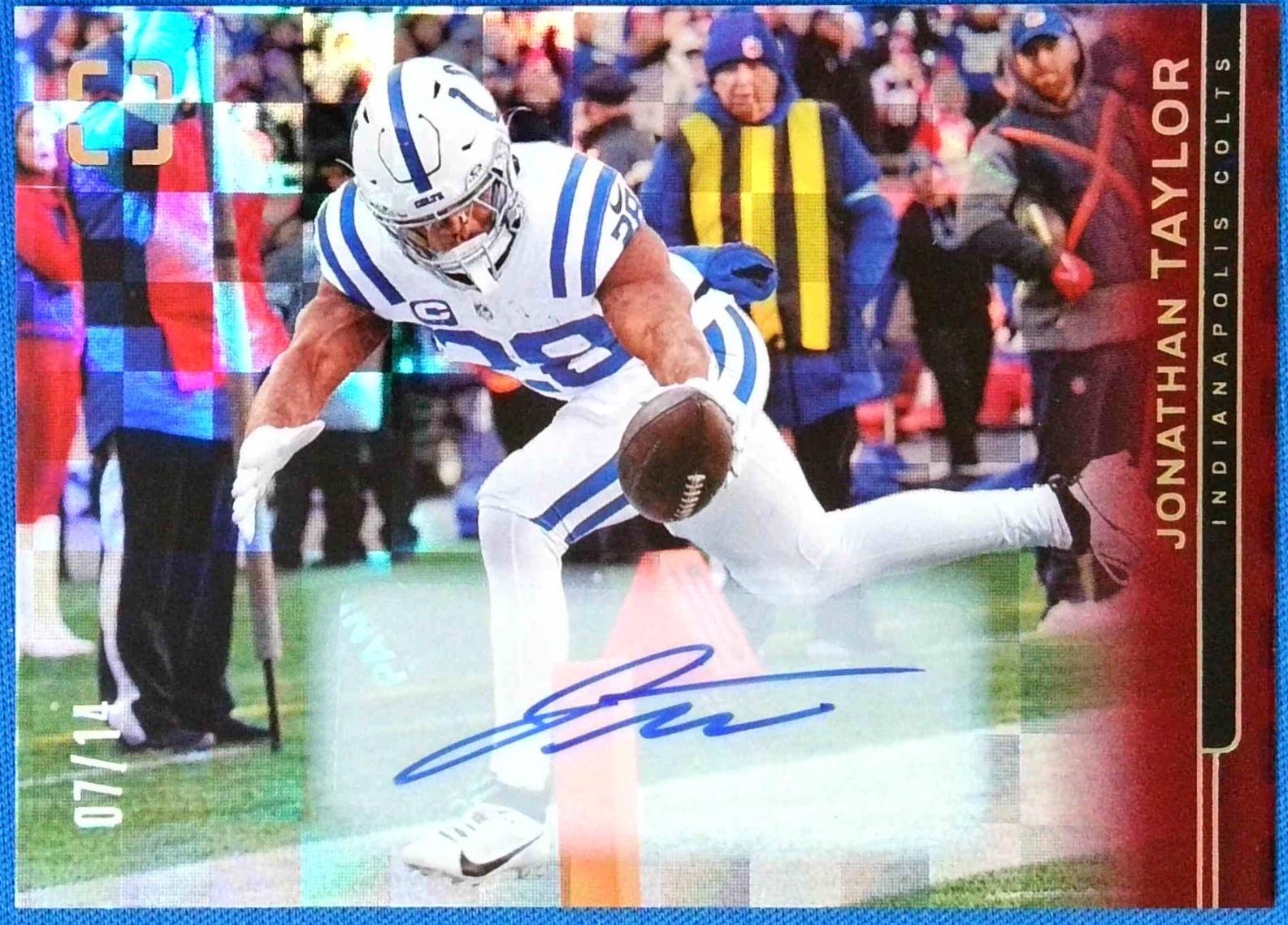 Jonathan Taylor [Maroon Autograph] #121