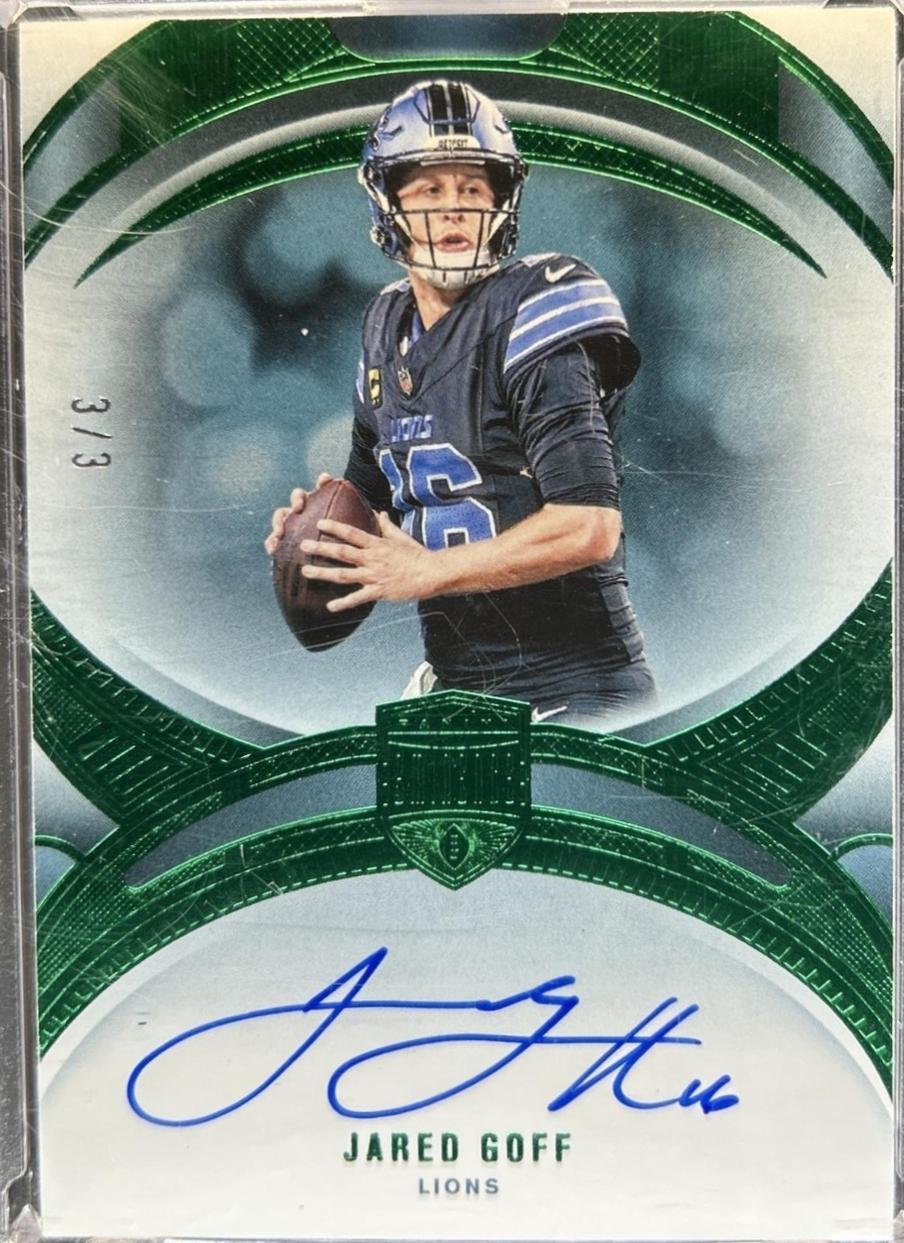 Jared Goff [Green Autograph] #7