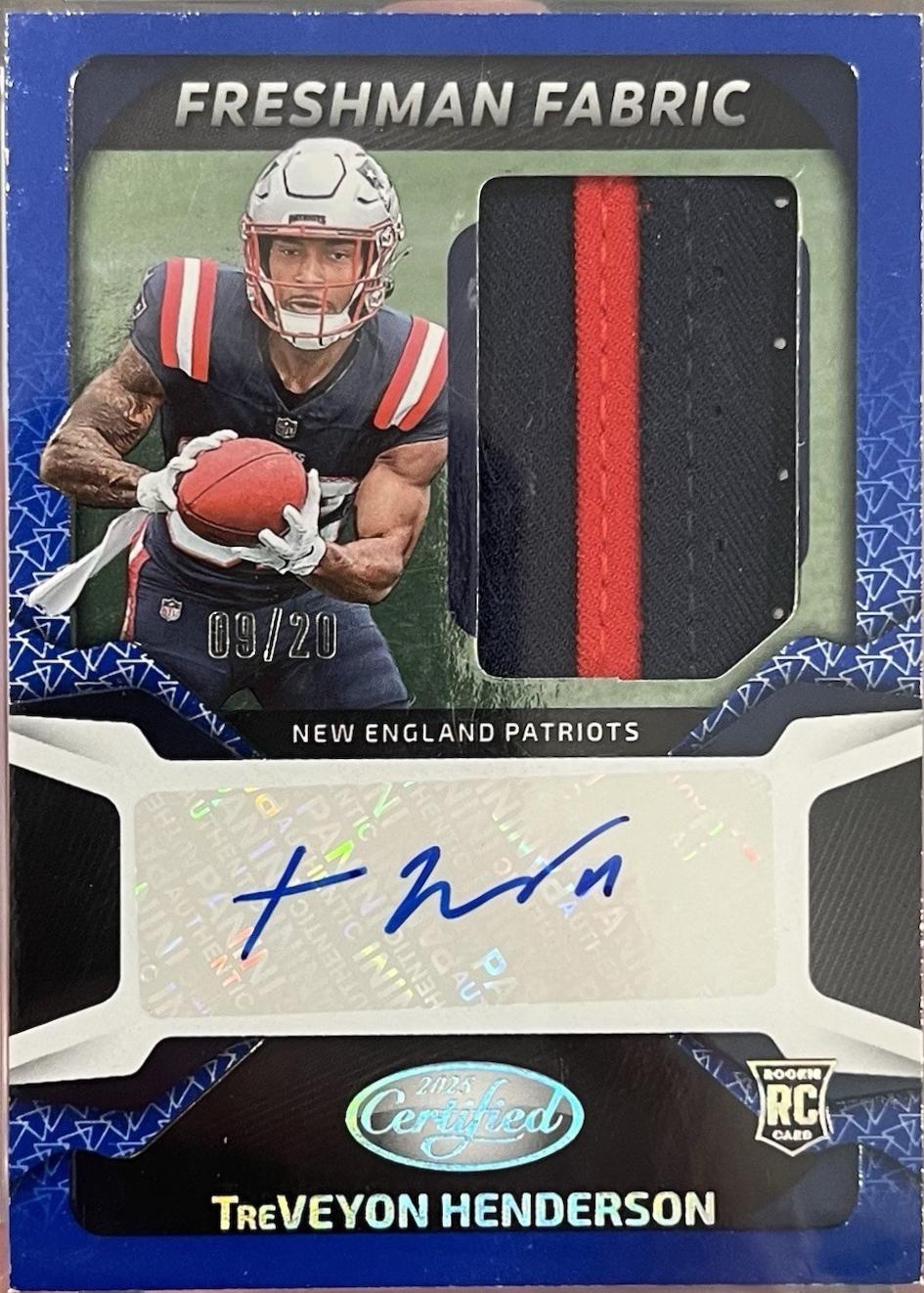 TreVeyon Henderson [Blue Etch] #FBC-THN