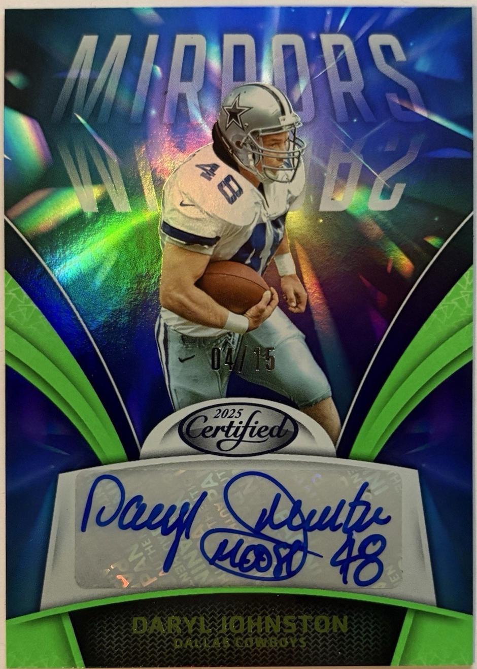 Daryl Johnston [Lime Green] #MS-DJO