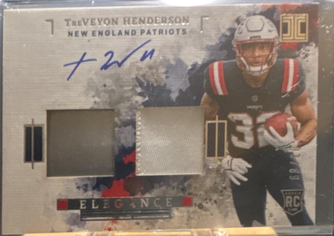 TreVeyon Henderson [Dual Patch Autograph] #ELE-THN