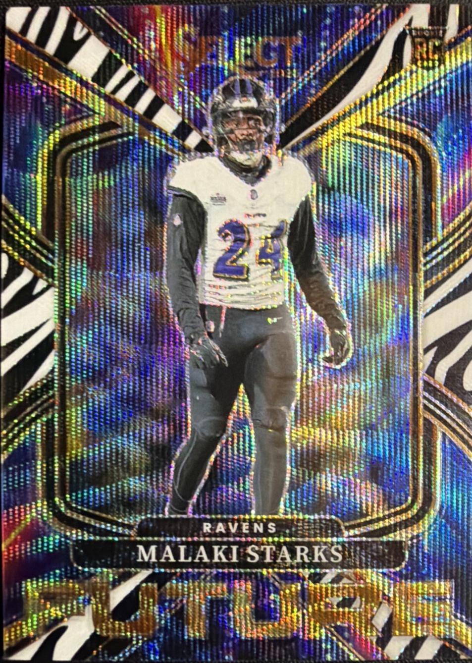 Malaki Starks [Zebra Prizm] #2
