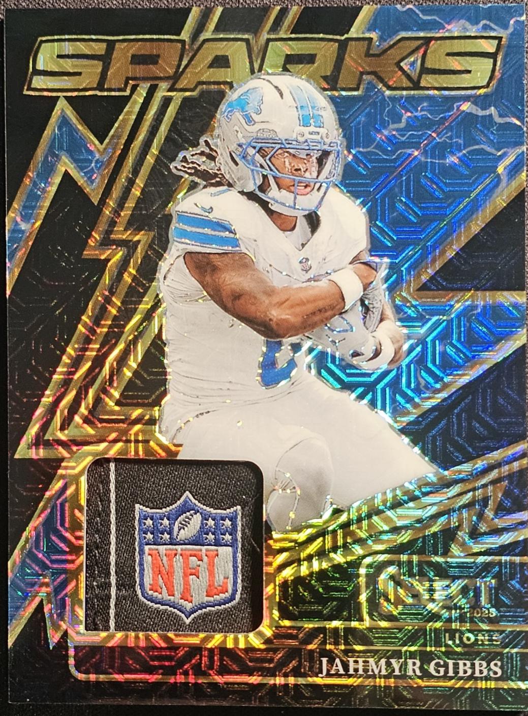 Jahmyr Gibbs [Black Laundry NFL Shield] #SPK-JGS